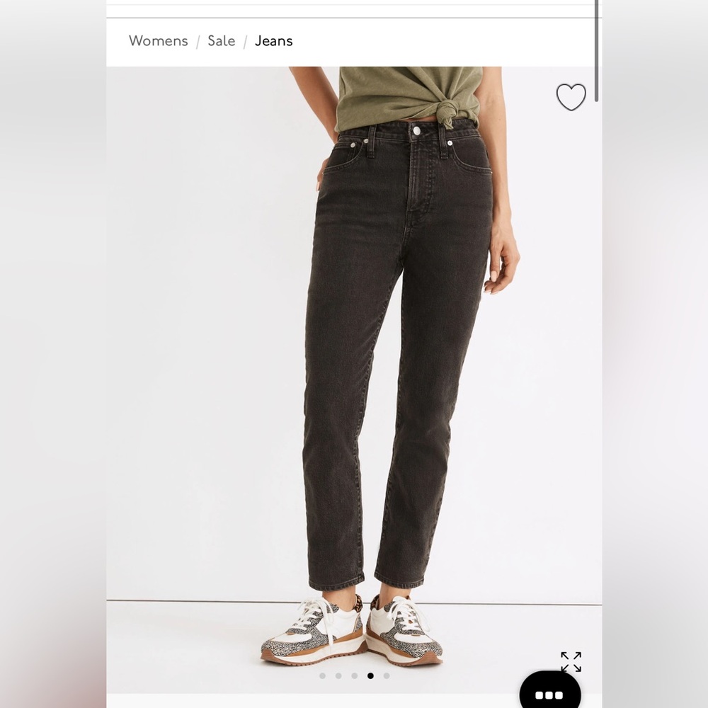 Madewell Curvy Perfect Vintage jeans size 26